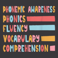 Phonemic Awareness Phonics Fluency Vocabulary Comprehension Ladies Curvy T-shirt | Artistshot