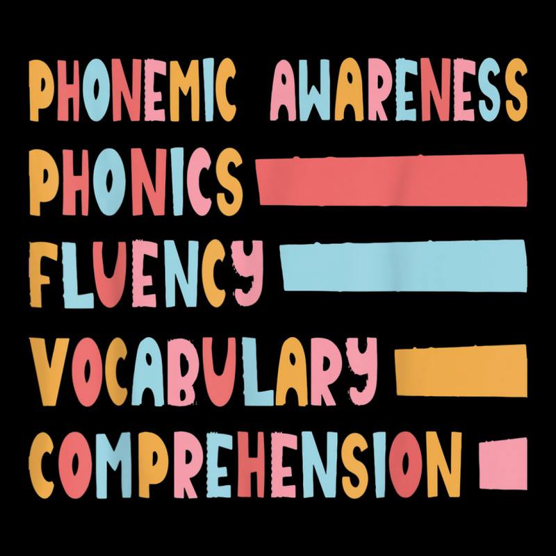 Phonemic Awareness Phonics Fluency Vocabulary Comprehension Cropped Sweater by Prismatic | Artistshot