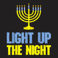 Light Up The Night Christmas Jewish Hanukkah Men Women T-shirt | Artistshot