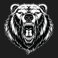 Womens Angry Bear Ferocious Grizzly Bear Classic T-shirt | Artistshot