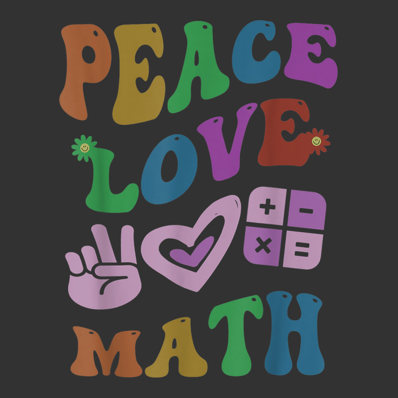 Peace Love Math Retro Stem Teacher Groovy School Baby Bodysuit | Artistshot