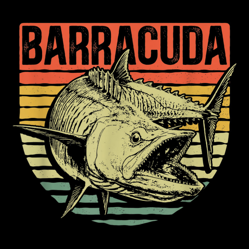 Great Barracuda Cuda Fishing Wildlife Saltwater Fish Art V-Neck Tee by Renew | Artistshot