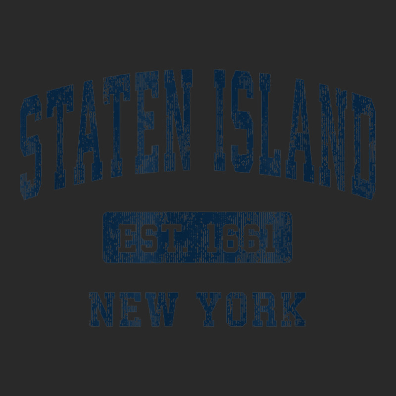 Staten Island New York Ny Vintage Athletic Sports Design Printed hat by Stunner | Artistshot