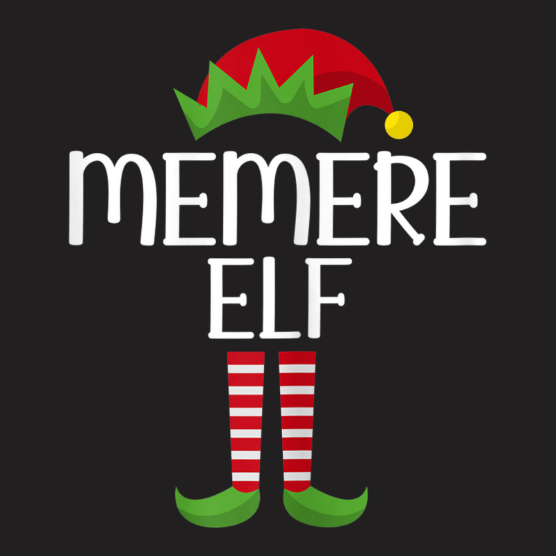 Womens Memere Elf Family Matching Group Christmas Party Pajama T-shirt | Artistshot