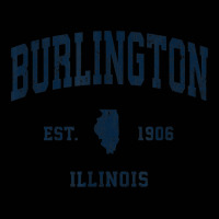 Burlington Illinois Il Vintage Athletic Navy Sports Design Toddler 3/4 Sleeve Tee | Artistshot