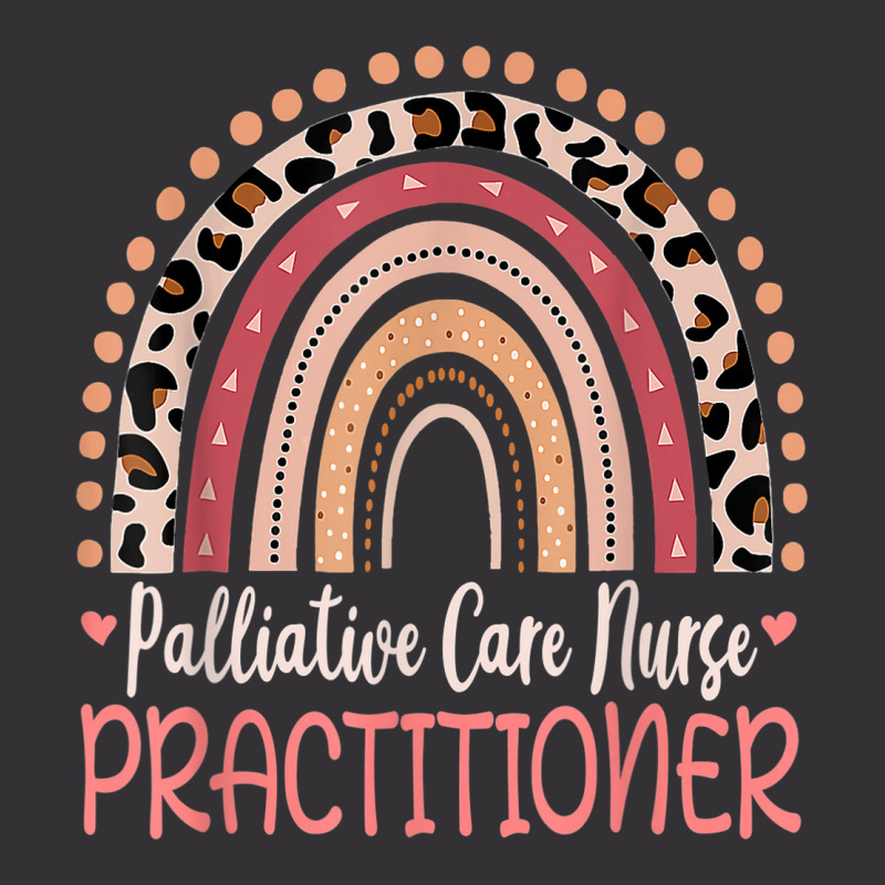 Palliative Care Nurse Practitioner Leopard Rainbow Vintage Hoodie | Artistshot