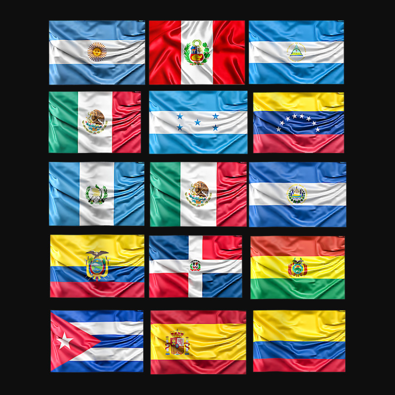 Latin American Flags Hispanic Heritage Month Crop Top by Renew | Artistshot