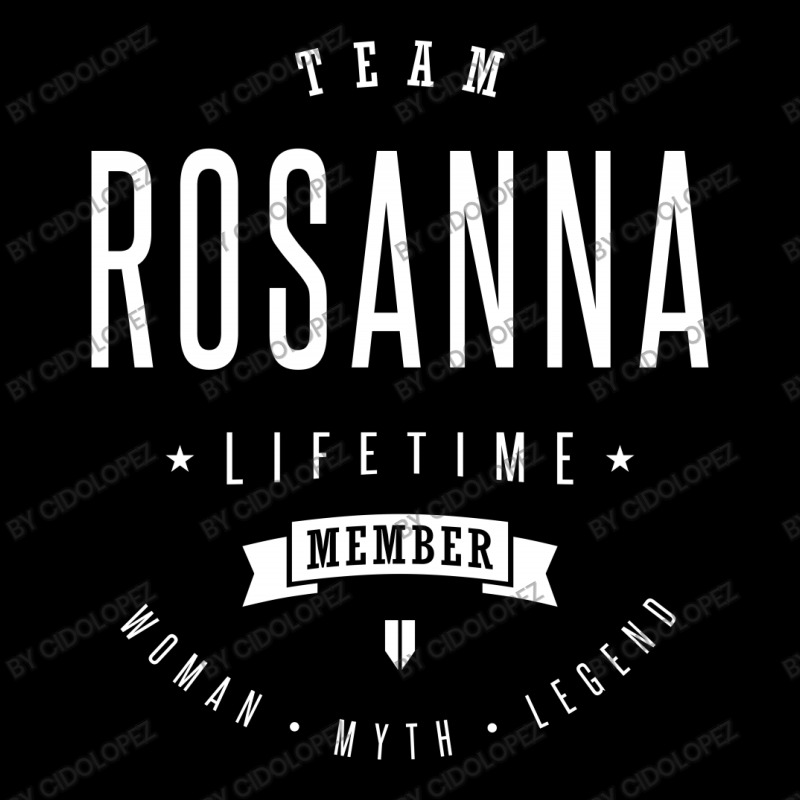 Team Rosanna Lifetime Member Cropped Hoodie by cidolopez | Artistshot