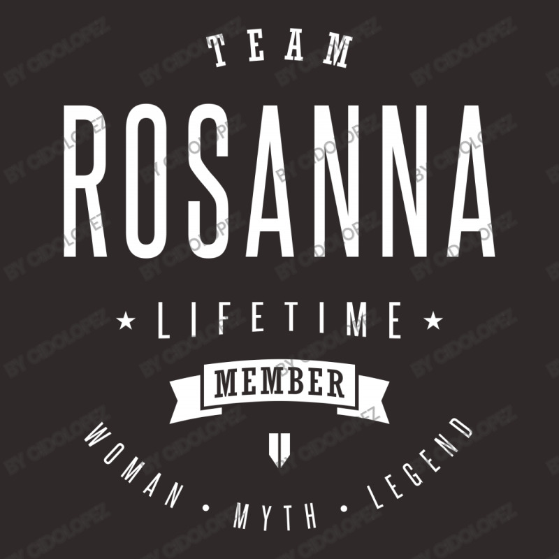 Team Rosanna Lifetime Member Racerback Tank by cidolopez | Artistshot