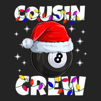 Billiard 8 Ball Play Pool Cousin Crew Christmas Lights 3/4 Sleeve Shirt | Artistshot