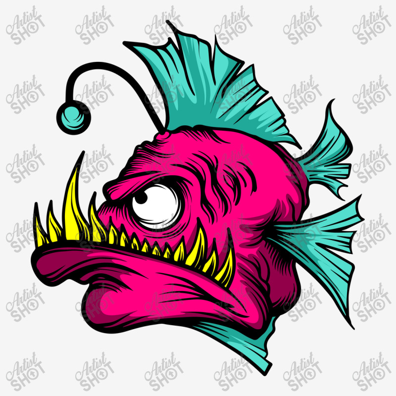 Angry Fish Scorecard Crop Tee by lizard king | Artistshot