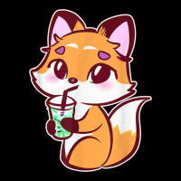 Anime Fox Drinking Bubble Tea Kawaii Adjustable Cap | Artistshot