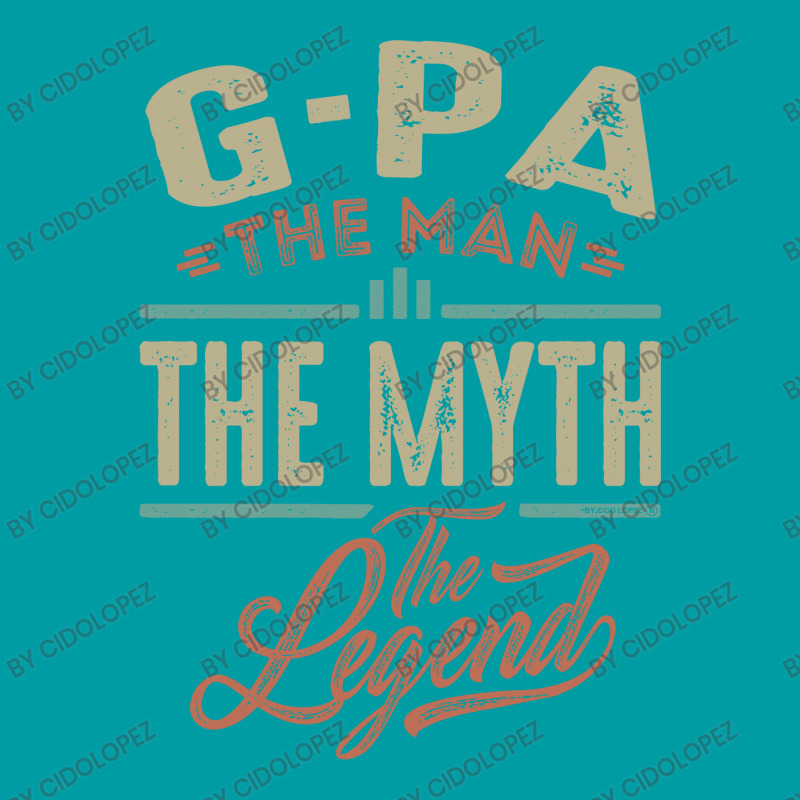 G Pa The Myth The Legend Landscape Canvas Print | Artistshot