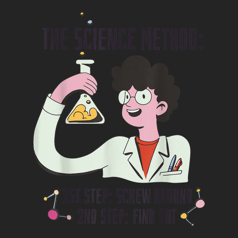 Funny Science Scientist Chemist Screw Around Find Out Method 3/4 Sleeve Shirt | Artistshot