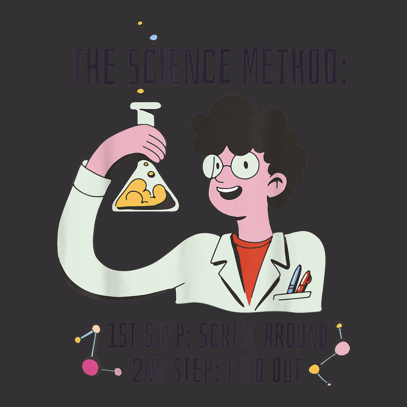 Funny Science Scientist Chemist Screw Around Find Out Method Vintage Short | Artistshot