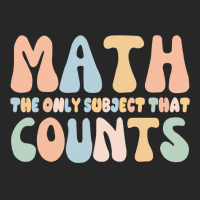 Math The Only Subject That Counts Funny Math Teachers Men's T-shirt Pajama Set | Artistshot