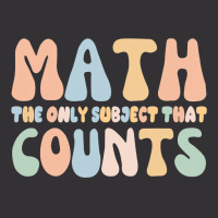 Math The Only Subject That Counts Funny Math Teachers Vintage Short | Artistshot