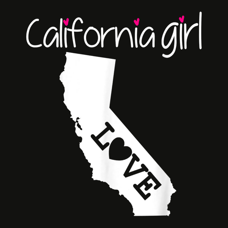 California Girl Tshirt I Love California Home Tee Cute Cali T Shirt Scorecard Crop Tee by cm-arts | Artistshot