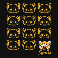 Aggretsuko Real Silver Rectangle Keychain | Artistshot