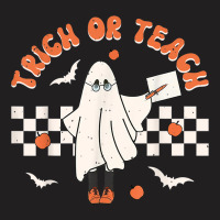 Halloween Trick Or Teach Ghost Teacher Spooky Season T-shirt | Artistshot