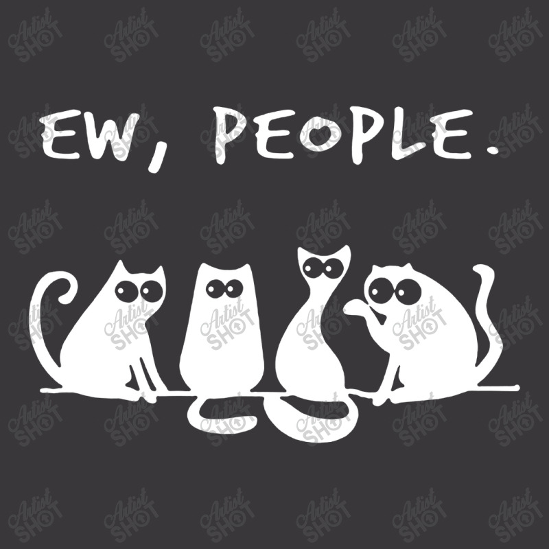 Funny Cat Ew People Ladies Curvy T-Shirt by Aibon | Artistshot