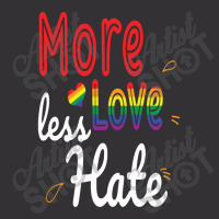 More Love Less Hate Lgbt Vintage Short | Artistshot