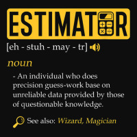 Estimator Estimating Calculations Jobs Crop Top | Artistshot