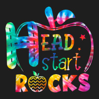 Hello Head Start Rock Tie Dye Back To School Teacher Classic T-shirt | Artistshot