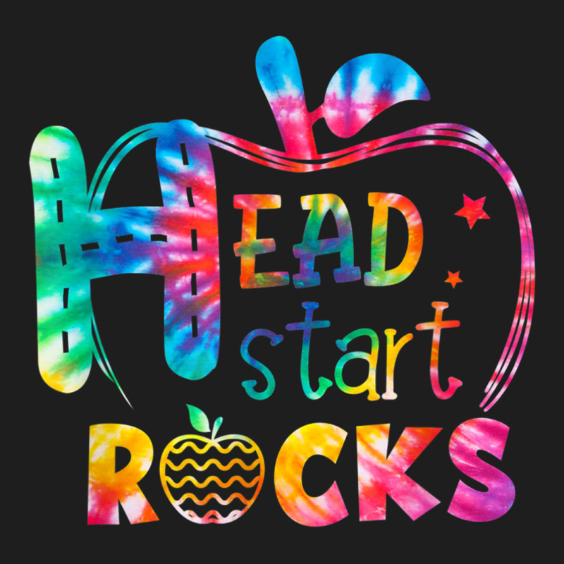 Hello Head Start Rock Tie Dye Back To School Teacher Classic T-shirt by RandiCrystalGraber | Artistshot