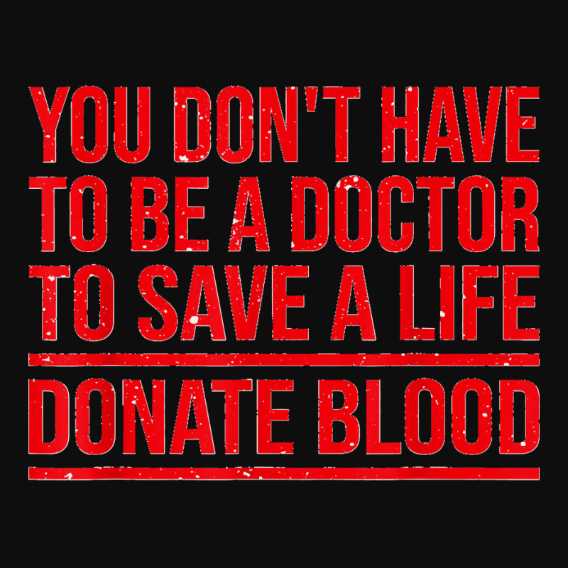 You Don't Have To Be A Doctor To Save A Life Donate Blood Crop Top by cm-arts | Artistshot