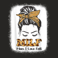 Milf Man I Love Fall Funny Woman Autumn Seasons Lover Tee Ladies Fitted T-shirt | Artistshot