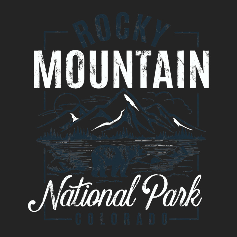 Rocky Mountain National Park  Classic Vintage Souvenir 3/4 Sleeve Shirt | Artistshot