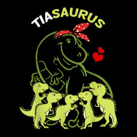 Tiasaurus Tia 5 Kids Dinosaur Aunt Auntie Tita Adjustable Cap | Artistshot