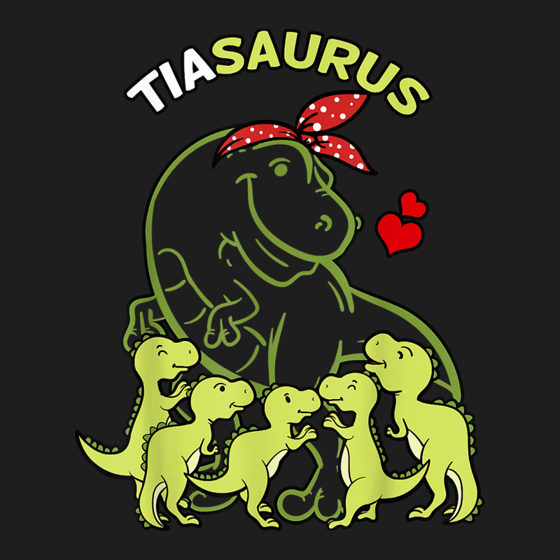 Tiasaurus Tia 5 Kids Dinosaur Aunt Auntie Tita Classic T-shirt | Artistshot