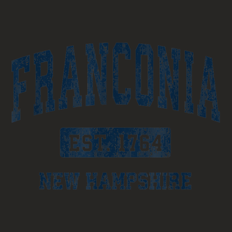 Franconia New Hampshire Nh Vintage Athletic Sports Design Ladies Fitted T-Shirt by Fashlaza | Artistshot