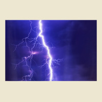 Purple Lightning Storm Thunderstorm Electrical Storm T Shirt Cropped Hoodie | Artistshot