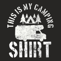 Camping Trailer Camper Van Mobile Home Caravan Motorhome Ladies Fitted T-shirt | Artistshot