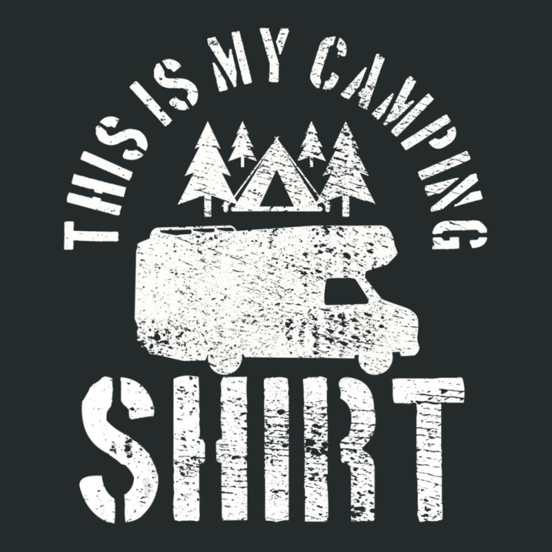 Camping Trailer Camper Van Mobile Home Caravan Motorhome Women's Triblend Scoop T-shirt by Koyanho62 | Artistshot