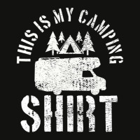 Camping Trailer Camper Van Mobile Home Caravan Motorhome Scorecard Crop Tee | Artistshot