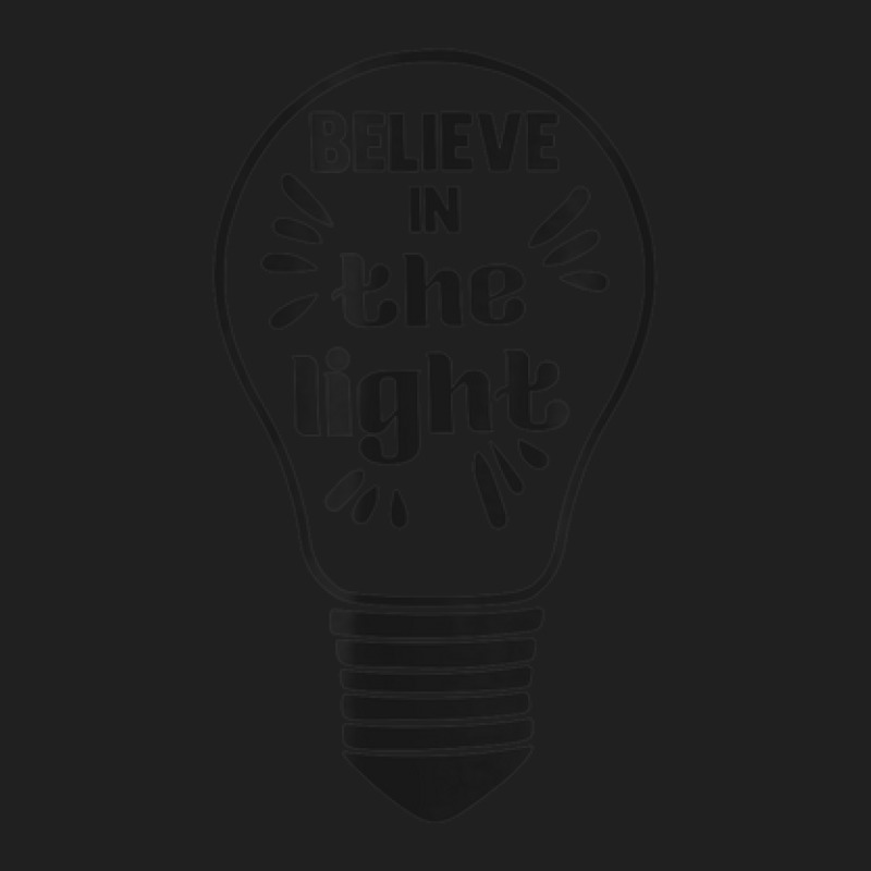 Believe In The Light Christian Light Bulb Novelty Item Ladies Polo Shirt by Queens | Artistshot