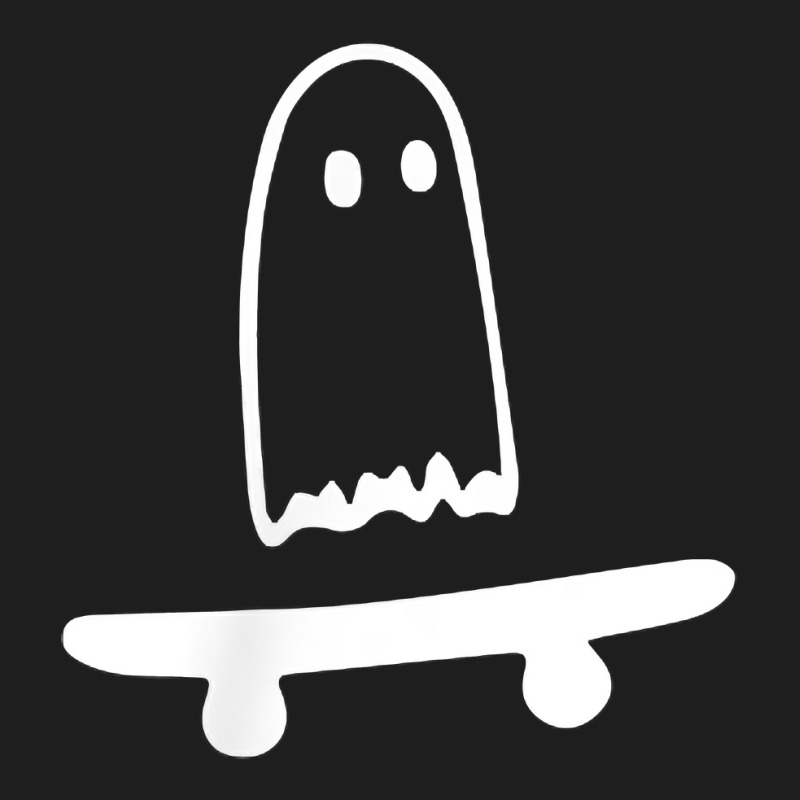 Ghost Skateboard Lazy Halloween Costume Funny Skateboarding T Shirt Classic  T-shirt By Cm-arts - Artistshot