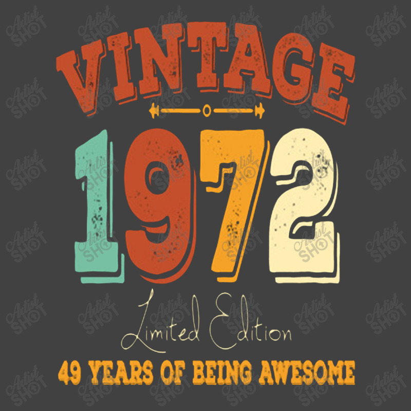 Vintage 1972, 50th Birthday Gift Vintage T-shirt | Artistshot