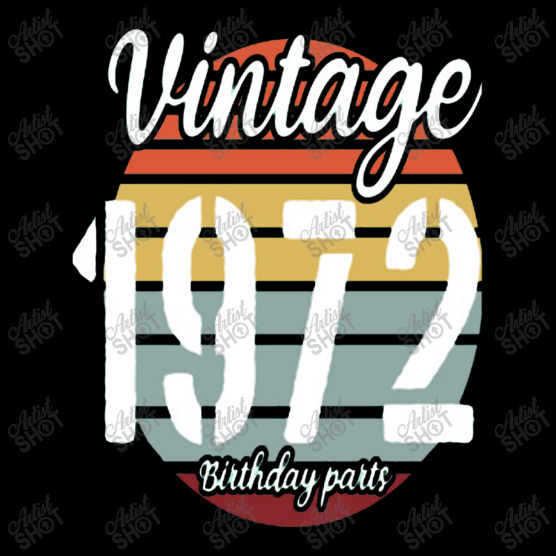 Vintage 1972, 50th Birthday Fleece Short | Artistshot