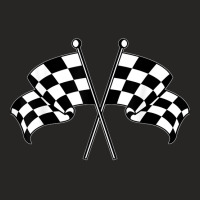 Car Racing Checkered Finish Line Flag Automobile Motor Race Ladies Fitted T-shirt | Artistshot