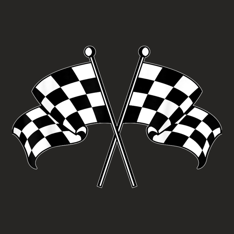 Car Racing Checkered Finish Line Flag Automobile Motor Race Ladies Fitted T-Shirt by JustinStringer | Artistshot