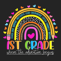 Leopard Rainbow First 1st Grade Where The Adventure Begins 3/4 Sleeve Shirt | Artistshot