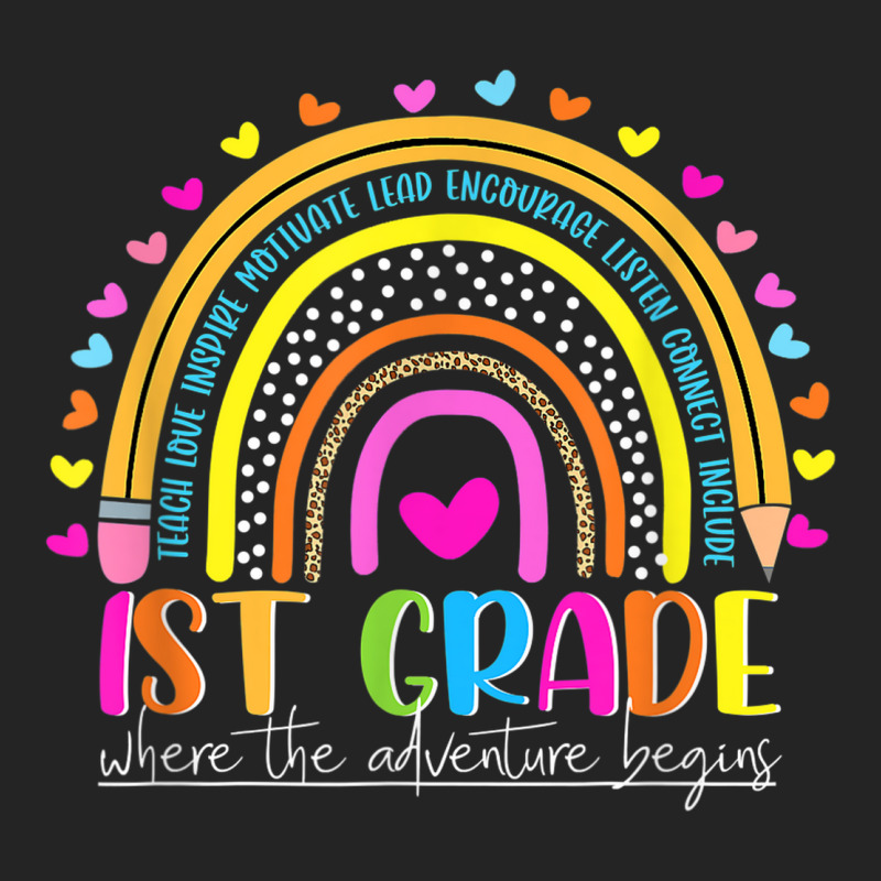 Leopard Rainbow First 1st Grade Where The Adventure Begins 3/4 Sleeve Shirt | Artistshot