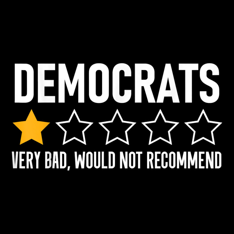 Democrats Very Bad Would Not Recommend 1 Star Review Rating T Shirt Baby Beanies | Artistshot