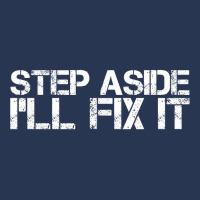 Step Aside I'll Fix It Funny Handy Mechanic Gift Idea Ladies Denim Jacket | Artistshot