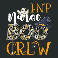 Fnp Nurse Boo Crew Spooky Halloween Boo Ghost Costume Women's Triblend Scoop T-shirt | Artistshot